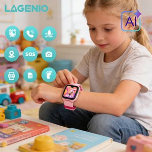 Reloj Inteligente LAGENIO L46Q Personalizable con Tarjeta SIM 4G, Android, Cámara, GPS, WIFI, SOS, IP68, Relojes Digitales 4G para Niñas - Product Image 1