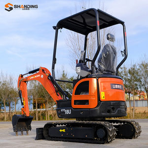 Precio de fábrica: Miniexcavadora compacta de orugas de 1.2, 2 y 3 toneladas, excavadora pequeña con cabina para construcción - Product Image 2