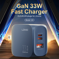 Chargeur mural GaN LDNIO Q5 Quick Charge 3.0 33W Type C USB-C PD 33W pour téléphones