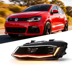 Pour VW POLO 2011-2018, ensemble de phares à LED de jour, accessoires de voiture, système d'éclairage <span class=keywords><strong>automobile</strong></span> JUSHUN - Product Image 1