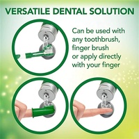 Le vétérinaire recommande le bicarbonate de soude dentifrice pour chien Gel de soins dentaires haleine fraîche élimine l'accumulation de tartre avec des enzyme d'aloe