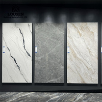 Pierre frittée pour la décoration de la maison Dalle murale Dalle de porcelaine 6mm Carreaux de céramique pour comptoirs de sol