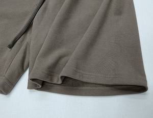 Venta al por mayor de pantalones cortos de rizo francés para hombre con logotipo personalizado 100% algodón Casual Hip Hop estilo patrón sólido técnicas teñidas lisas - Product Image 5