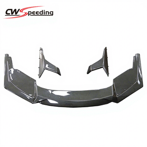 Lèvre de pare-chocs avant en fibre de carbone de style D pour LAMBORGHINI HURACAN LP580 LP610 KIT CARROSSERIE - Product Image 1