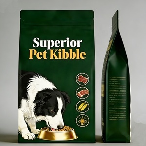 Sachet imprimé à soufflet latéral avec fermeture éclair, pochette verticale pour friandises pour chats et chiens, emballage alimentaire en plastique de qualité alimentaire avec logo personnalisé - Product Image 6