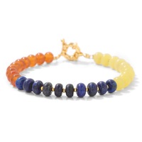 Bracelet de perles abacus en agate améthyste colorée 4*6mm, bijoux bohèmes d'été, bracelet perlé en pierre naturelle pour cadeau d'anniversaire