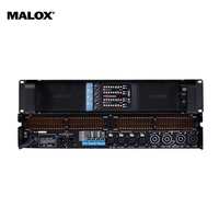 Amplificateur professionnel haute puissance MALOX FP-10000Q, impédance 8 ohms, boîtier métallique, 4 canaux, 20Hz-34kHz, 1350W/2100W/2500W*4CH, garantie 2 ans