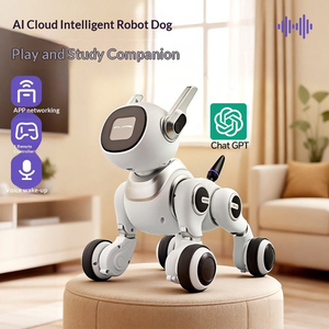 Robot chien RC multifonctionnel avec IA ChatGPT, dialogue intelligent, compagnon en plastique, télécommande, jouet intelligent Cloud - Product Image 1