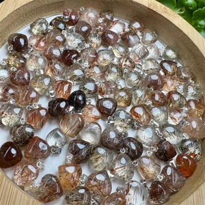 Colgante de Plata 925 al Por Mayor con Piedras de Cristal Natural Sanadoras Joyería de Piedras Preciosas Amatista Collar de Aguamarina y Cuarzo Jardín para Regalo - Product Image 6