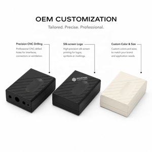 Boîtier électronique en plastique OEM ODM personnalisé, boîtier ABS pour instrument électronique, boîte de projet pour développement de prototypes, boîte de jonction ABS noire - Product Image 6
