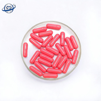 Vente directe d'usine, prix bas, fournisseur de capsules vides 0 #   Capsules végétariennes halal rose foncé