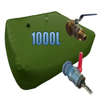 Nouvelle arrivée 1000 gallons pliable Flexible en vrac Diesel diélectrique minéral bâche matériel huile liquide réservoir de stockage