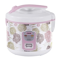 Cuisinière à riz électrique automatique 1,8 L 700 W avec revêtement antiadhésif, cuve intérieure en acier inoxydable, portable, usage domestique, certifiée CB, garantie 1 an