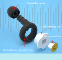 Nouveaux bouchons d'oreilles haute fidélité pour concert, réduction du bruit, bouchons d'oreilles pour voyage en avion, réduction du bruit