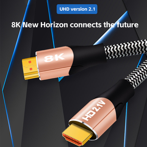 Câble <span class=keywords><strong>HDMI</strong></span> 2.1 haute vitesse 2M 8K mâle à mâle plaqué or câbles vidéo <span class=keywords><strong>HDMI</strong></span>-<span class=keywords><strong>HDMI</strong></span> - Product Image 2