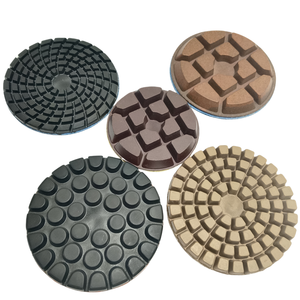 Blok Penggosok Lantai Berlian Tebal 4mm/6mm/8mm/10mm untuk Menggiling Beton Semen Batu Alat Pemoles Lantai - Product Image 2