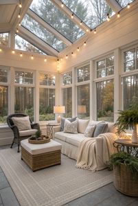 Invernadero de Vidrio Contemporáneo Prima para Jardín, Patio y Espacio Exterior de Villa, con Luces - Product Image 6