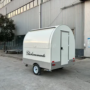 Chariot de vente ambulant de crème glacée pour la rue, camion de restauration électrique extérieur, remorque alimentaire mobile – Grande vente en Allemagne - Product Image 1