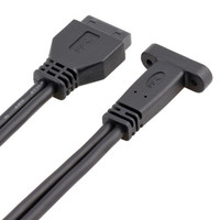 Carte mère FARSINCE 20PIN vers USB 3.1 Type C câble de montage sur panneau femelle