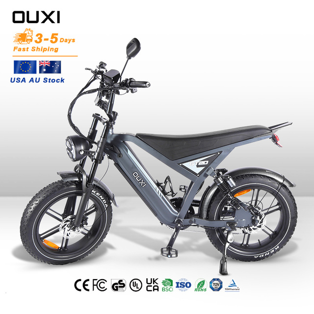 Hot Selling Gt20 Electric Motor Bike with 250w 500w and Down Tube Lithium Battery 48V Fat Tire Motor Bike Design