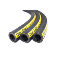 Tuyau hydraulique en NBR tressé en fil d'acier 1/4-2 pouces DIN 2SN 1SN/SAE R2 R1 avec service de découpe