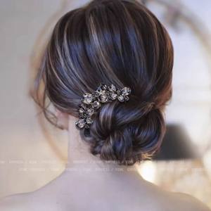 Nouvelles épingles à cheveux chinoises avec perles - Peignes latéraux à 4 dents en forme de U, bâtons à cheveux élégants pour <span class=keywords><strong>chignon</strong></span>, outil de coiffure pour femmes - Product Image 5