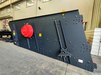 Promotion : Tamis vibrant circulaire Hongxing en acier, entraîné par moteur, avec boîte de vitesses à roulements, pour traitement de minerai, 8000 kg, garantie 1 an, Henan