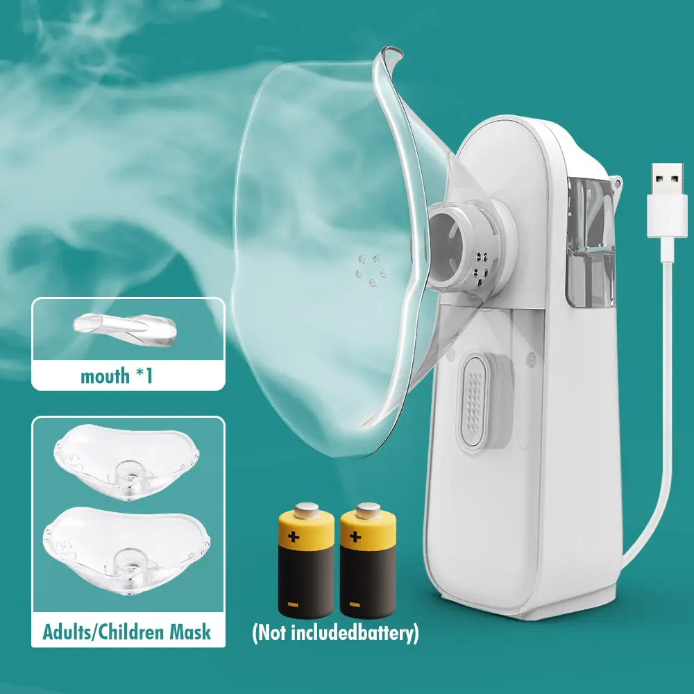 2022ミニポータブルネブリザドール喘息充電式メッシュ医療ポケットハンドヘルド吸入器ネブライザーマシン病院クリニック用