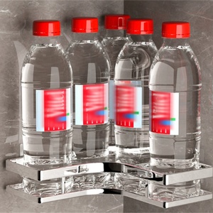 Étagère de salle de bain autocollante plate épaissie à trois pieds, très vendue - Product Image 2