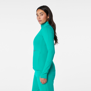 Giacca <span class=keywords><strong>Medica</strong></span> da Infermiera Personalizzata da Donna, Slim Fit, Sportiva, con Zip Intera, Traspirante, Taglia <span class=keywords><strong>XL</strong></span> - Product Image 4