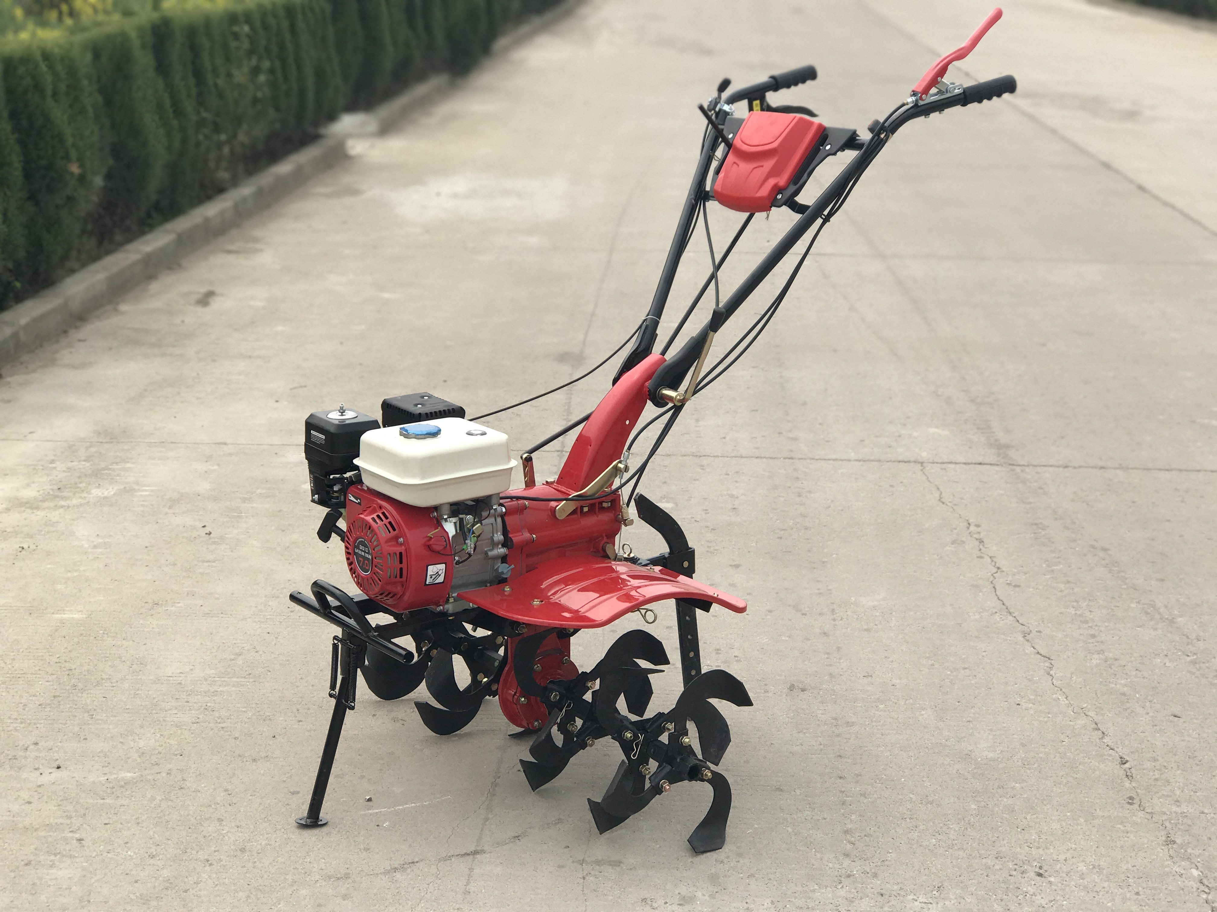 ガソリン　耕うん機　7馬力 日本製オリジナルエンジン7馬力ガソリンミニ耕運機ロータリー5速耕運機