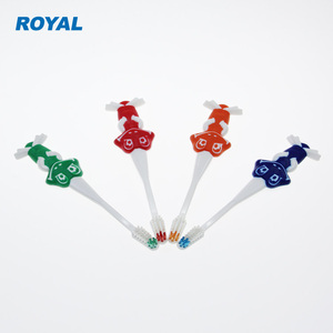 Cepillo de dientes de plástico con forma de animal para niños de estilo clásico, cepillo de dientes de plástico con logotipo Oem - Product Image 3