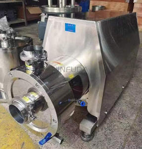 เครื่องอิมัลซิไฟเออร์นมนมหลายแบบเครื่องผสมแรงเฉือนความเร็วสูงในการผสมของเหลวแบบอินไลน์ปั๊มอิมัลซิไฟสามขั้นตอน - Product Image 4