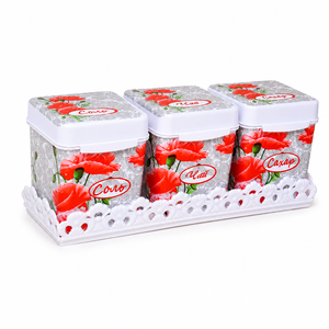 Salière en plastique durable, récipient à assaisonnements en résine de haute qualité pour la cuisine - Product Image 1