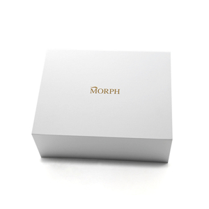 Boîte pliante magnétique blanche personnalisable avec logo, taille et couleur, emballage rigide en papier avec ruban adhésif <span class=keywords><strong>3M</strong></span> pour cadeaux et cosmétiques - Product Image 2