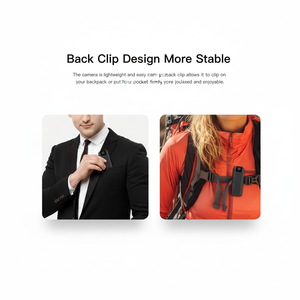 电池供电 3MP 高清 CMOS 传感器 4G 无线夜视运动检测执法记录仪 可穿戴式 WiFi 录像机 SD 卡云存储 - Product Image 6