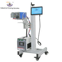 Machine de marquage laser UV pour codes QR, imprimante de codes de date, machine de marquage pour bouteilles de gallon IPS-LUV5W F MG