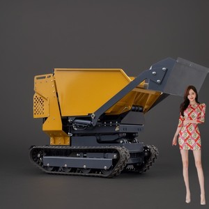 Mini camión volquete de orugas multifuncional 500KG Mini camión volquete transportador para construcción envío gratis núcleo de bomba de motor - Product Image 2