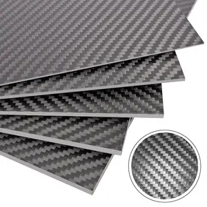 Source Factory 100% 3k T300 Carbon Fiber Plastic Sheet And Heat Resistant Properties