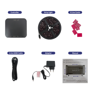 Kit di Retroilluminazione <span class=keywords><strong>LED</strong></span> Smart Joystar 3.8m <span class=keywords><strong>per</strong></span> <span class=keywords><strong>TV</strong></span> 4K UHD 60HZ, Sync Box HDMI 2.0, RGBIC IP65 12V 30LED/m, <span class=keywords><strong>Striscia</strong></span> Luminosa <span class=keywords><strong>per</strong></span> <span class=keywords><strong>TV</strong></span> da 55-65 Pollici - Product Image 3