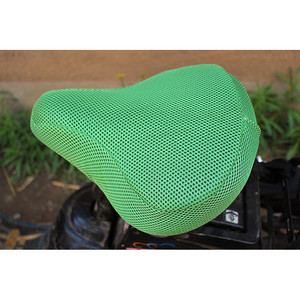 Funda de cojín para asiento de bicicleta de malla 3D, gruesa, transpirable, cómoda, para bicicleta eléctrica, para todas las estaciones, Unisex, adultos - Product Image 4