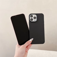 Coque de téléphone en TPU souple de couleur unie tendance pour iPhone 17 16 15 13 Pro Max Plus, protection anti-rayures et antichoc colorée