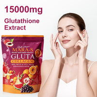 OEM Premium Glutathione Marine Collageen Peptiden met Fruit Smaak en Prebiotische Ondersteuning voor Stralende Huid, Vocht en Anti-Veroudering