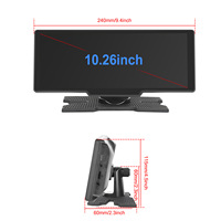 10.26" HD Portabel Nirkabel CarPlay & Android Auto Input Kamera Mundur  Navigator GPS Terintegrasi Pemutar Multimedia