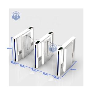 QR Code tourniquet système de contrôle d'accès en acier inoxydable porte de sécurité bidirectionnelle handicapé rabat barrière tourniquet salle de sport IP65 - Product Image 5