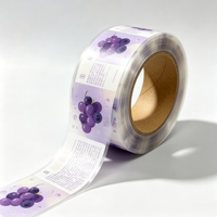 Rouleau de film rétractable en PVC de haute qualité et durable, 0,03-0,05 mm, pour l'emballage des boissons