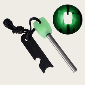 Bushcraft luminoso all'aperto grande selce di sopravvivenza attrezzature di emergenza fuoco di avviamento pietre focaie - Product Image 1