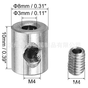 ตัวหนีบสายเคเบิลสแตนเลส Eda M4 M5 M6 M7 M9 M11 ขนาด 10 มม. พร้อมประแจหกเหลี่ยมเมตริก สำหรับใช้งานอุตสาหกรรมทั่วไป - Product Image 2