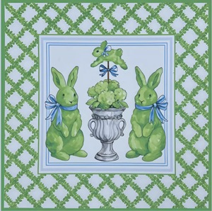 Tapis de Mahjong Lapin Vert Pâques 2026 Nouveauté, Expédié en Rouleaux, Écologique et Durable pour Jeu de Cartes, Cadeau de Fête, Souvenir National - Product Image 1