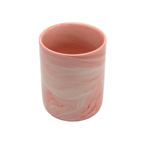 Tazas de café marmoleado <span class=keywords><strong>rosa</strong></span>, venta al por mayor, taza de té sin asa, tazas de leche de cerámica - Product Image 1